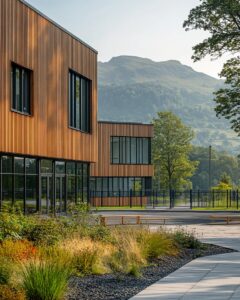 Eco-building designed to let in natural light